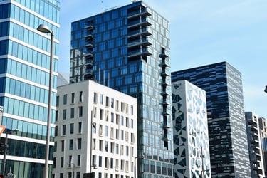 Buildings in Barcode Oslo